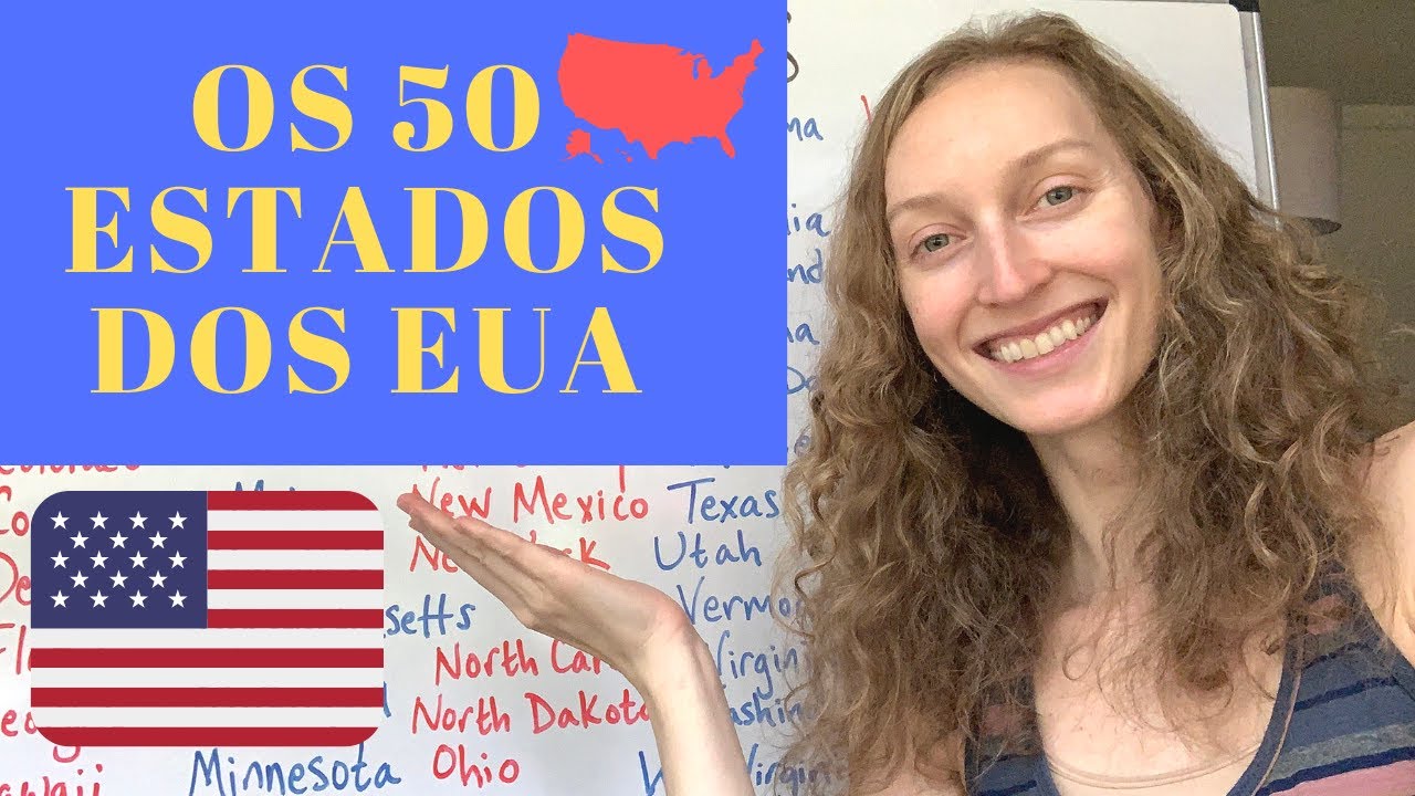 APRENDA como PRONUNCIAR o nome dos 50 estados AMERICANOS.