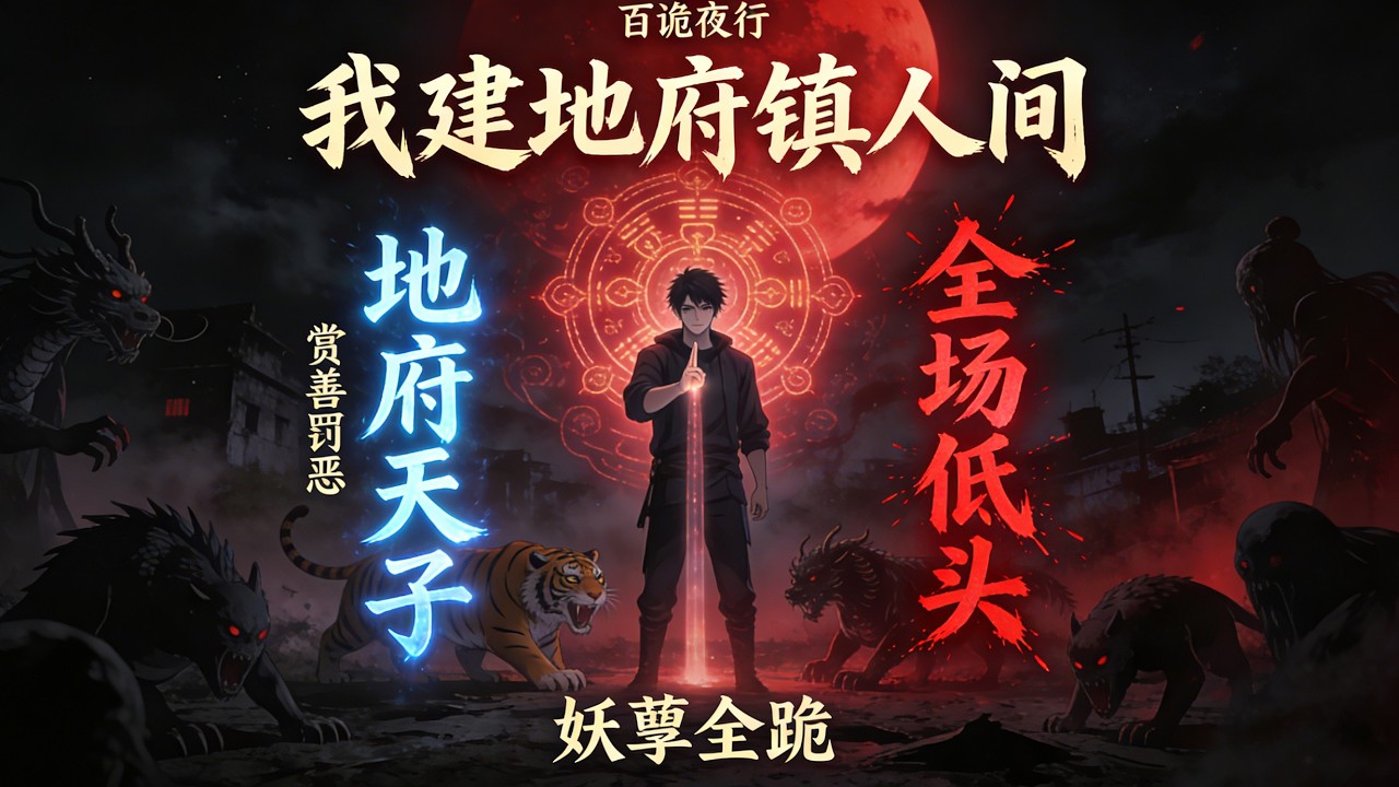 🔥 體內覺醒地府天子系統，我成了人間秩序之主！ #國漫#地府系統#玄幻爽文#异界冒險#百詭夜行#賞善罰惡#鎮壓人間#妖孽全跪#熱血動漫