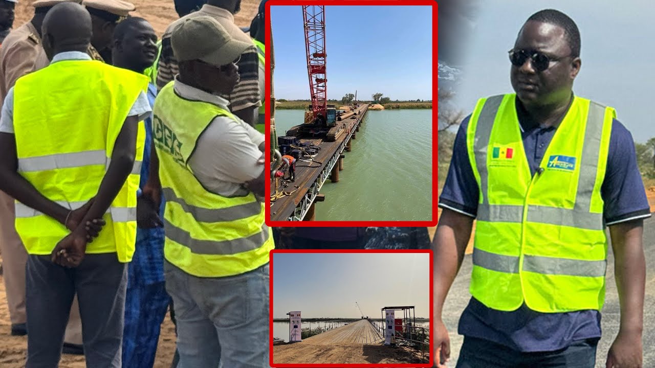 Direct Rosso : Visite Des Travaux Avec Le Ministre Des infrastructures Dethie