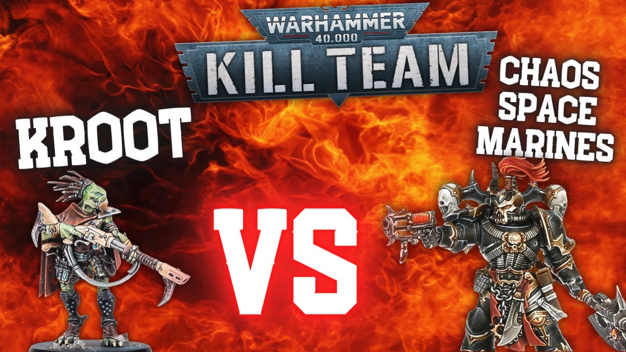 COMPLETE BEGINNER Kill Team Battle Report Review | Farstalker Kinband VS Chaos Space Marines