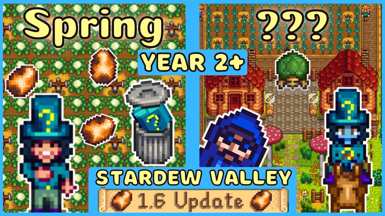 I played TWO WHOLE YEARS of Stardew Valley's 1.6 Update [YEAR 2+]