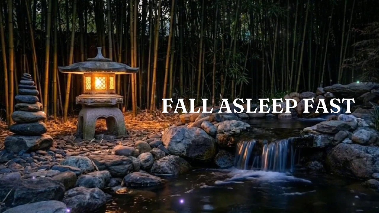 Deep Sleep Music with Water Stream Sounds (1 Hour) – Fall Asleep Fast | CareWisp