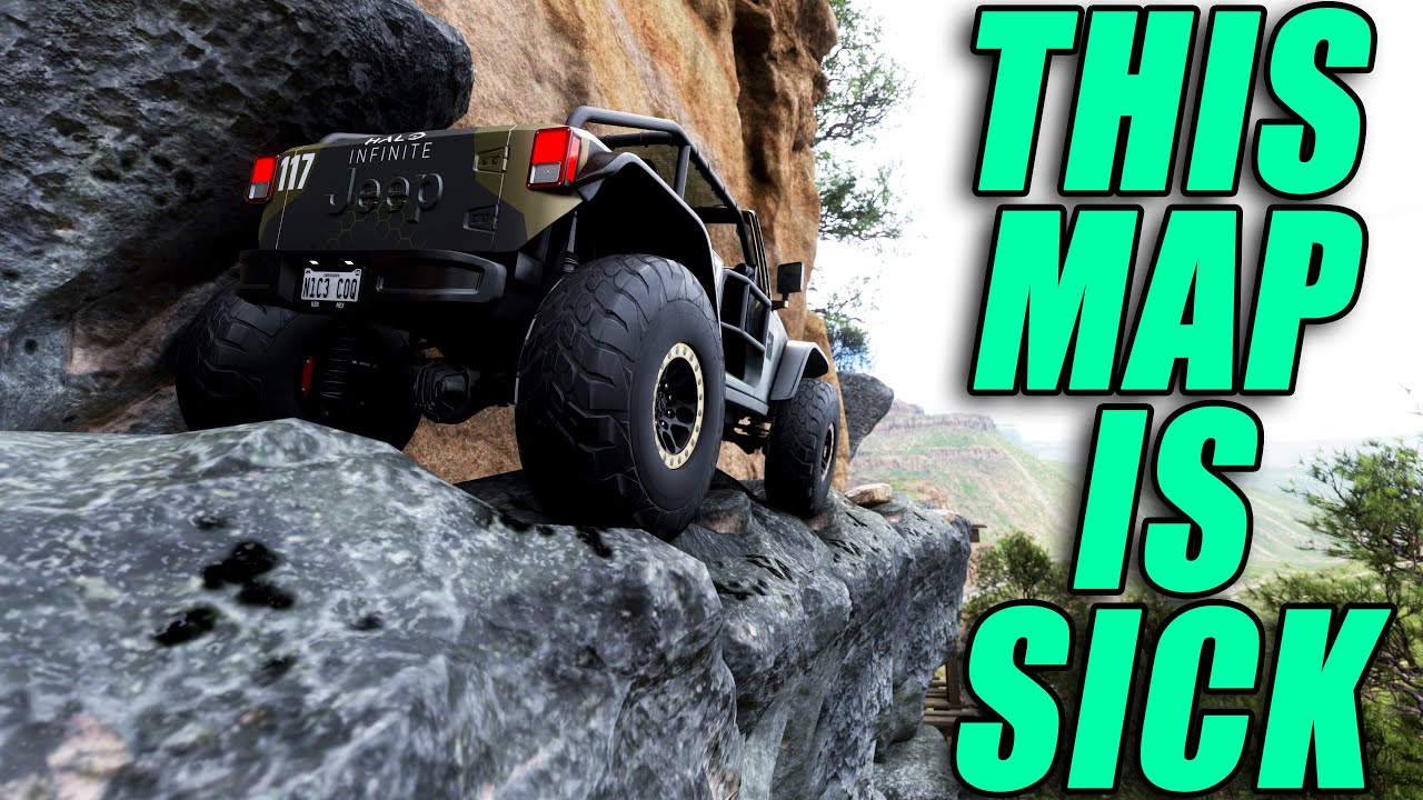 YOU SENT ME A VERY TECHNICAL AND VERY SICK ROCK CRAWLING MAP ON FORZA HORIZON 5