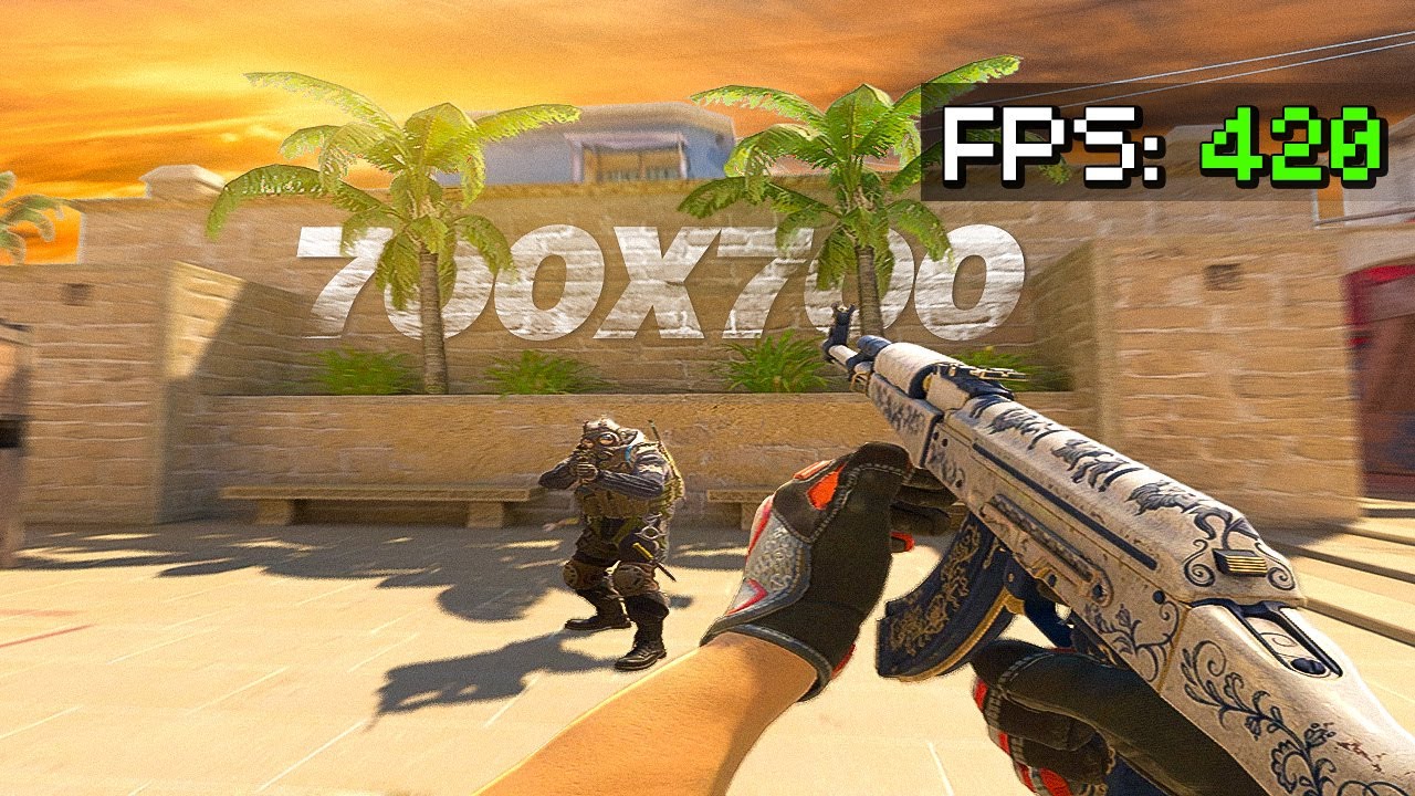 QUE FLUÍDEZ É ESSA!!! 700X700, a resolução LEVE que deixa o CS 2 perfeito pra jogar