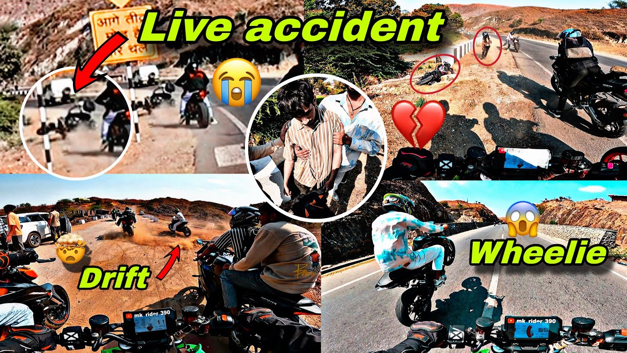 Live accident💔 || Bike almost ktm😭|| Sunday ride gone wrong🥵