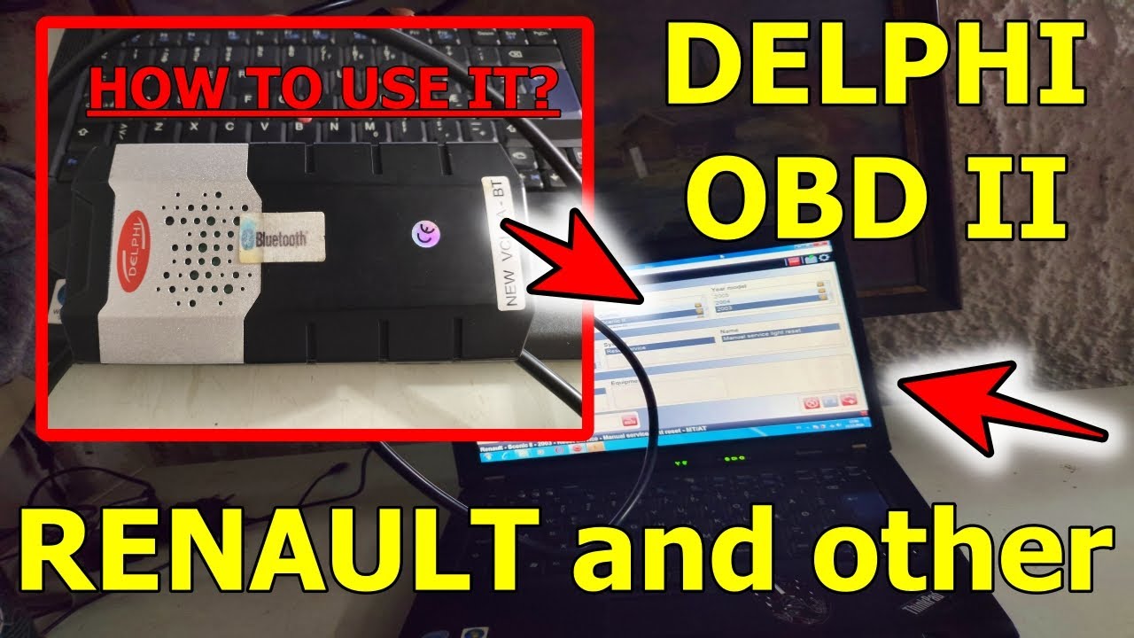 DELPHI OBD II - How To Use IT? (RENAULT and OTHER Cars)