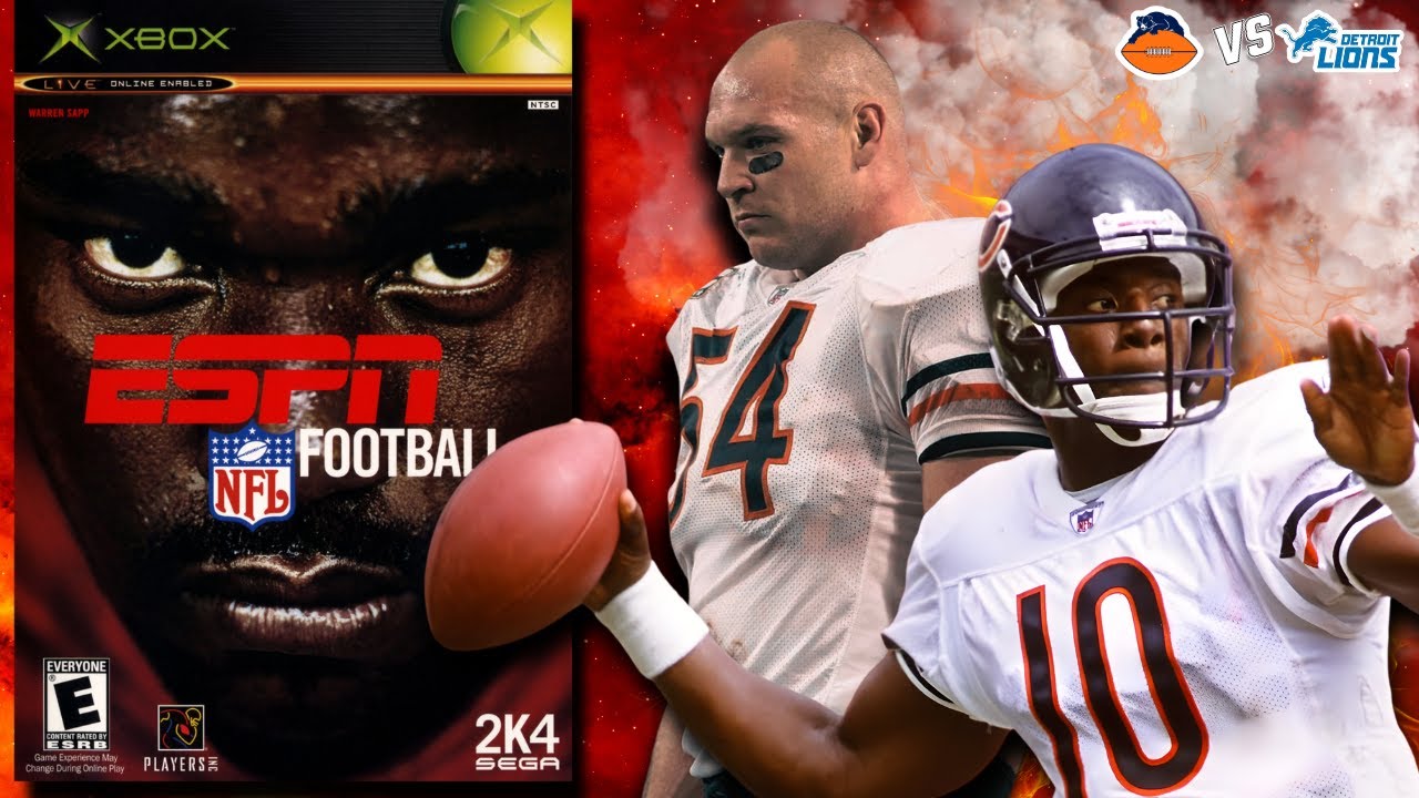 ESPN NFL Football 2K4 - Detroit Lions vs Chicago Bears | Gameplay | Xbox