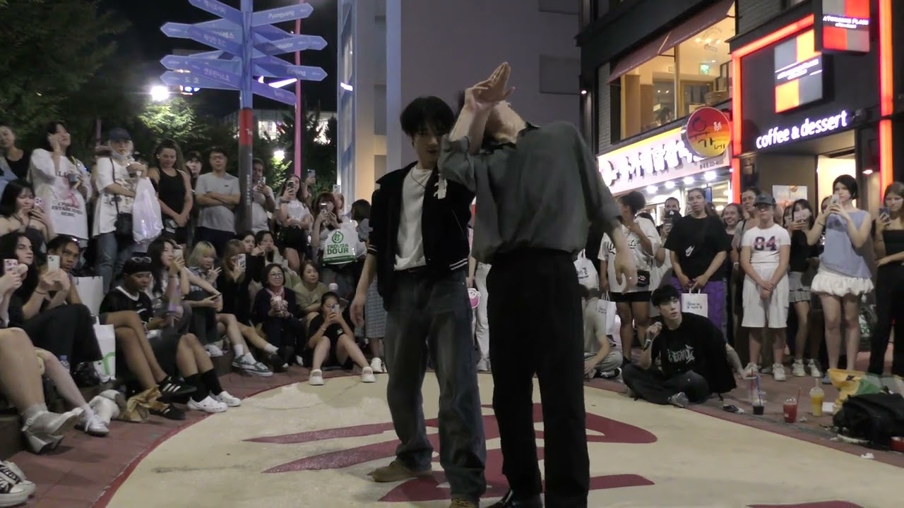 240808 kpop cover dance team ONE OF - Trouble Maker (Trouble Maker) Hongdae busking
