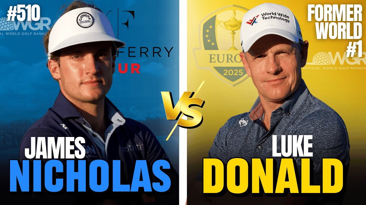 Can I beat Luke Donald? Former World #1 Golfer | Ryder Cup Captain | Pro vs Pro