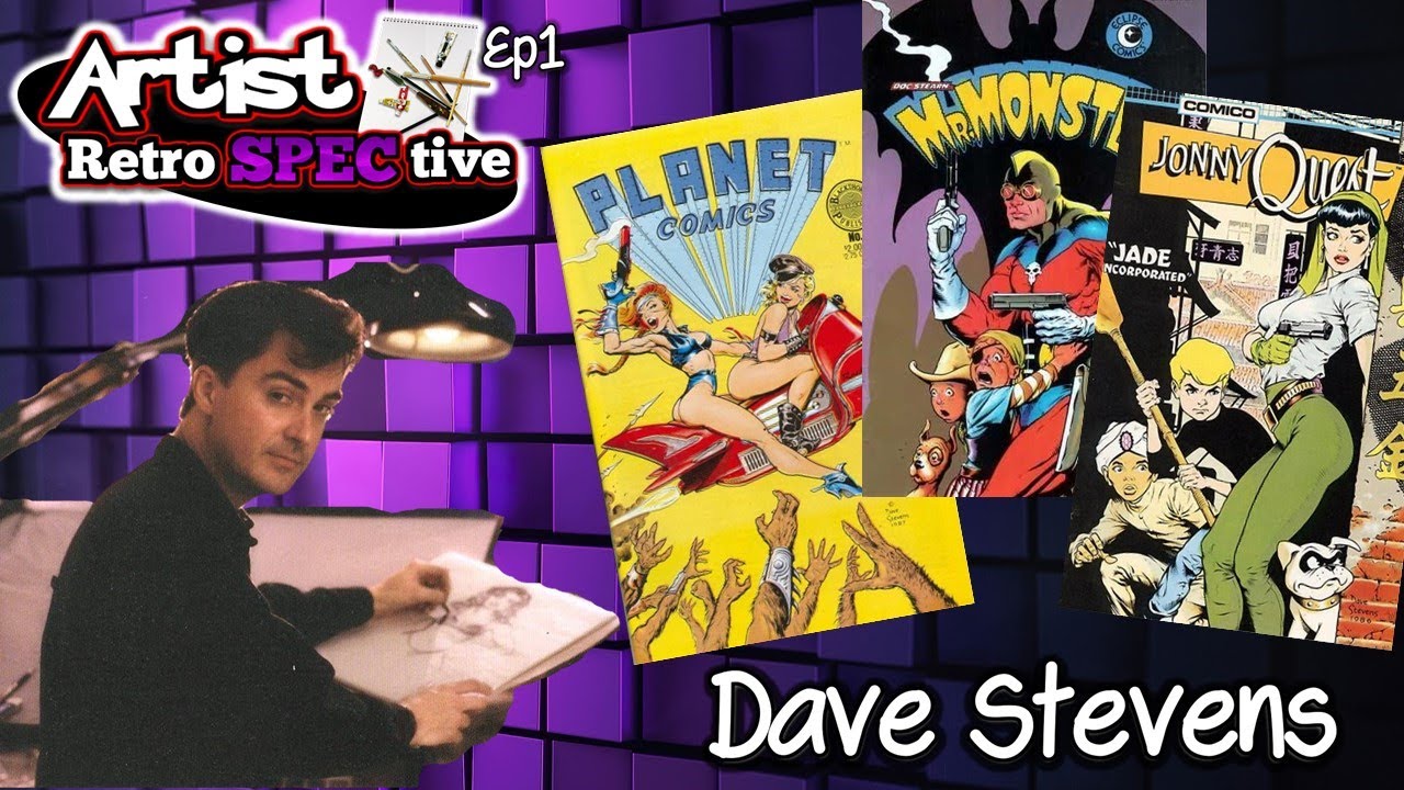 Dave Stevens | Comic Book Art |  Rocketeer | Artist RetroSPECtive Ep1