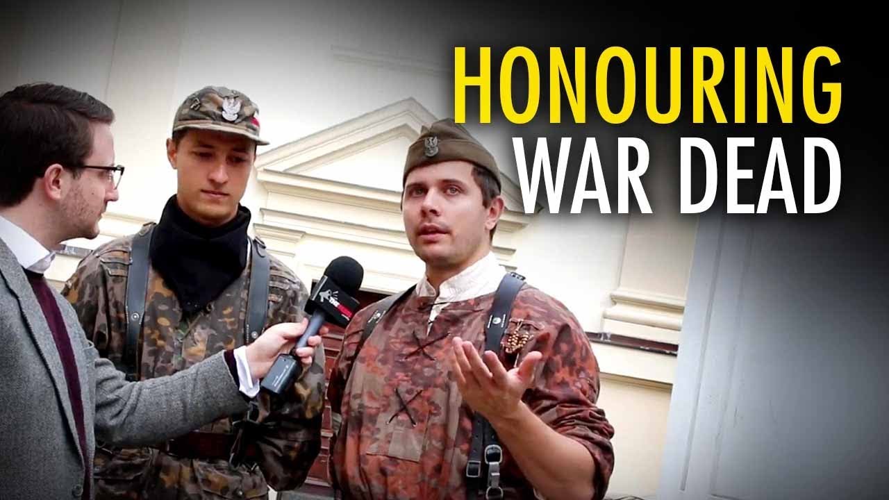Young Polish Men Honour Their War Dead | Jack Buckby