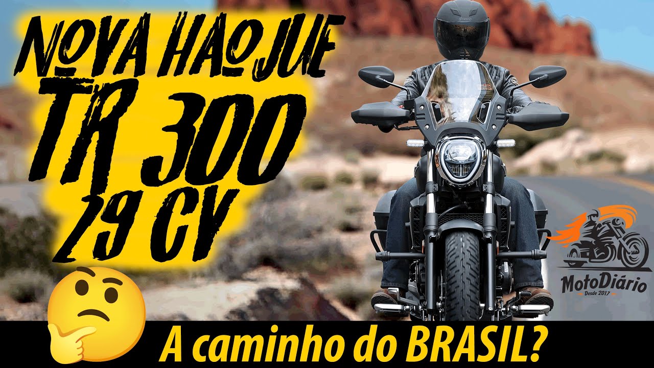 NOVA Haojue TR 300, com 29CV, a caminho do BRASIL? 🤔🤔🤔