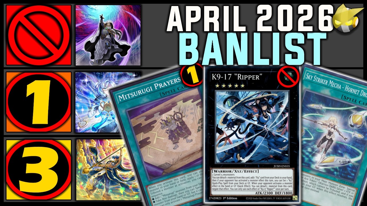 THIS BANLIST COULD FIX THE GAME | Yu-Gi-Oh! April 2026 TCG Ban List Prediction + Discussion
