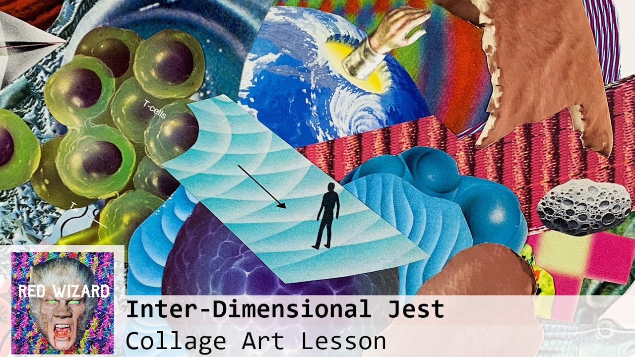 Surreal Collage Art Time-Lapse: Interdimensional Jest