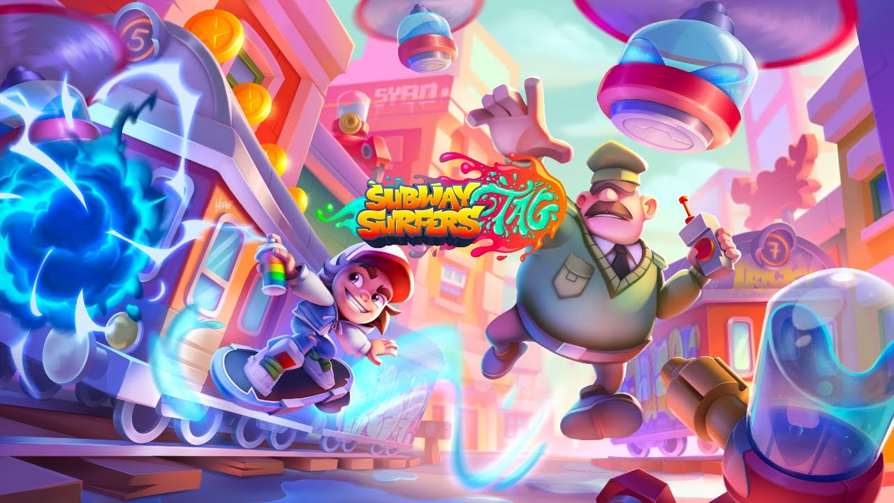 Watch us play the new Subway Surfers Tag update!
