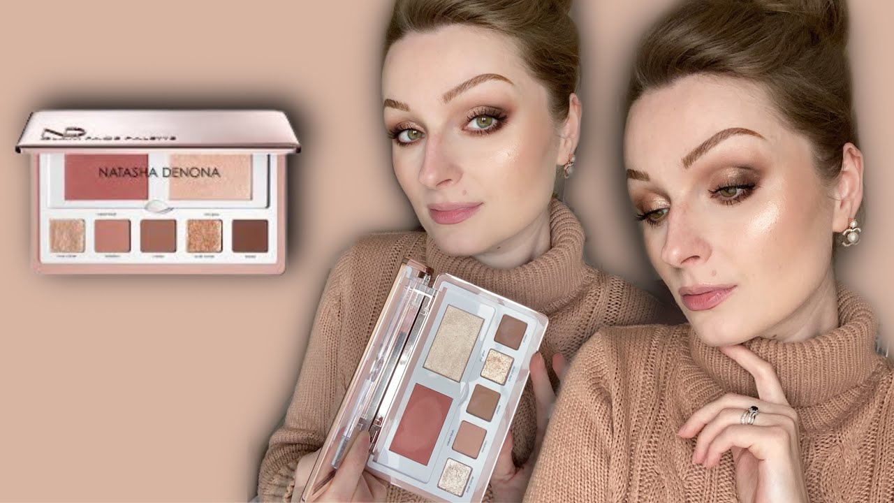 NEW NATASHA DENONA GLAM FACE PALETTE LIGHT REVIEW AND SWATCHES