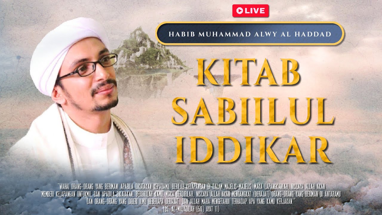 🔴[LIVE ] KITAB SABIILLUL IDDIKAR | Habib Muhammad bin Alwy Al Haddad | MRBJ TV
