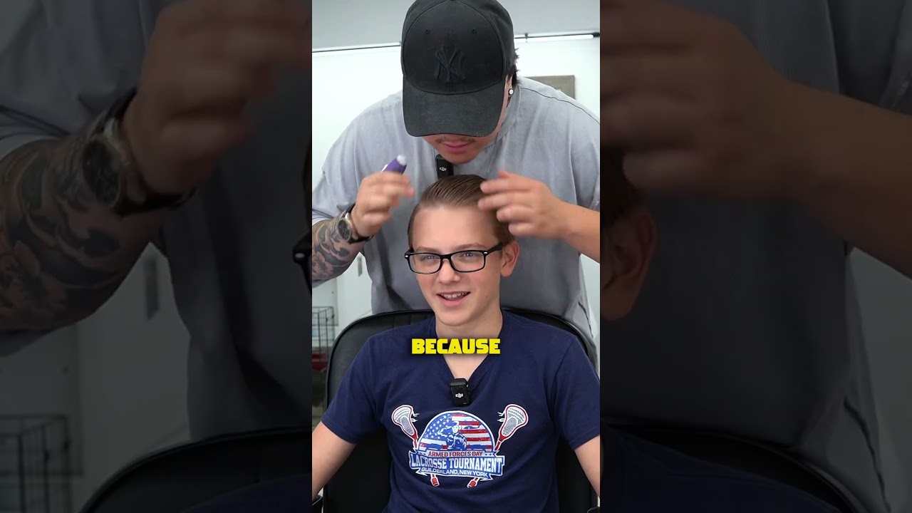 The combover was not it 😭. #reels #barber #transformation