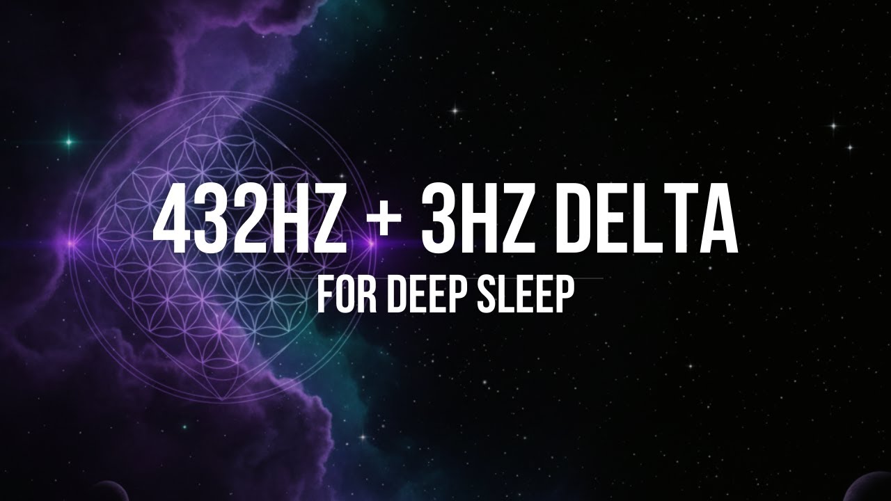 Fall Asleep Instantly | 8 Hours Delta Wave Binaural Beats 432Hz Music for Deep Sleep