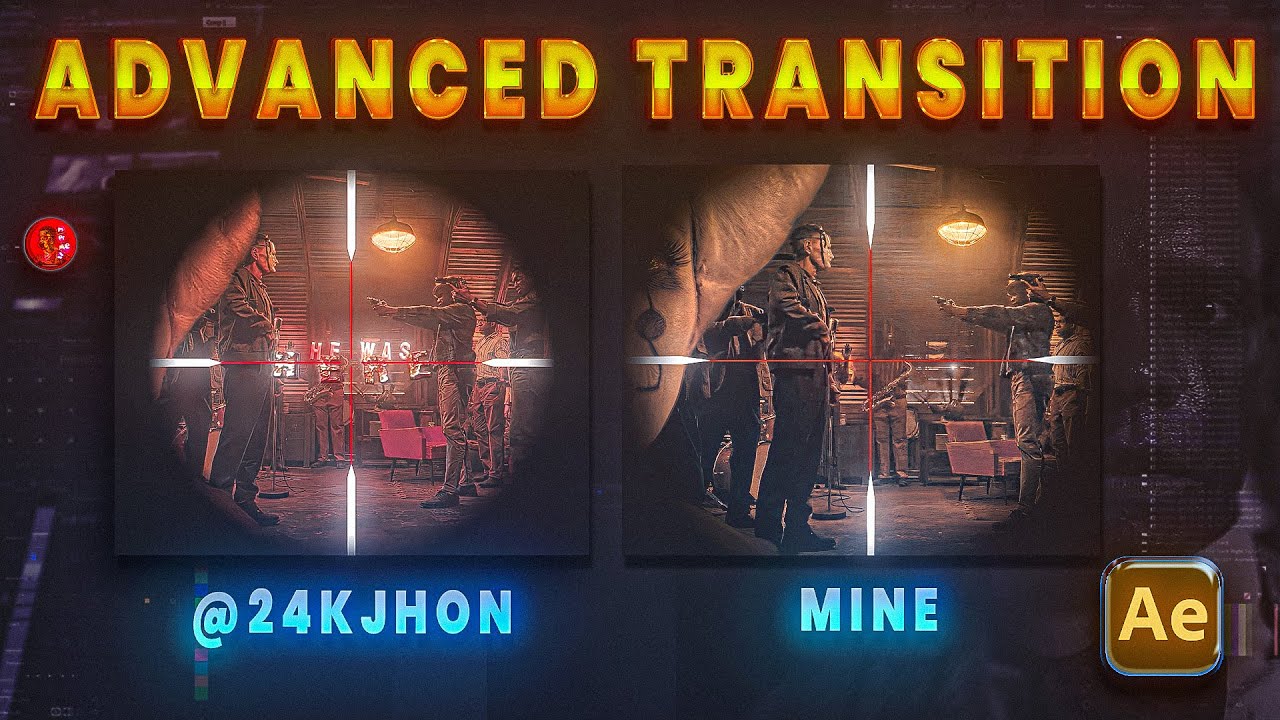 Advanced @24KJHONEDITZ Transition | After Effect Tutorial.