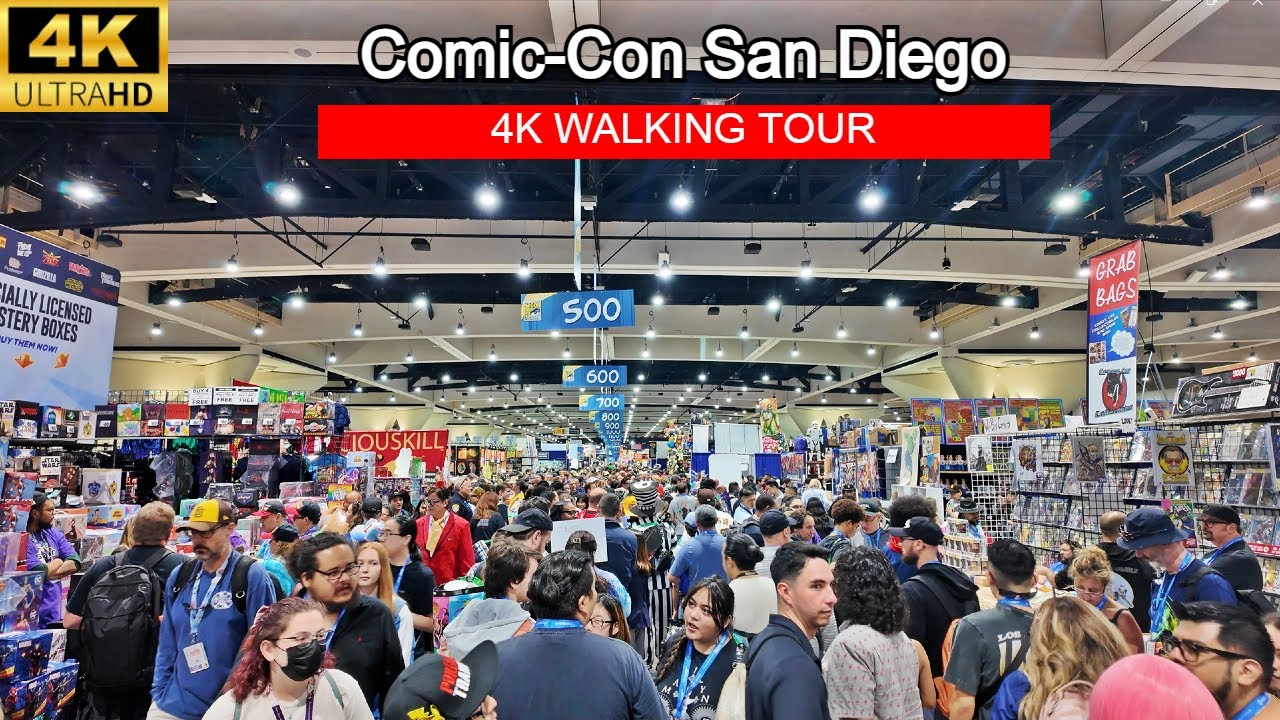 [4K] Comic-Con San Diego 2025 – Full Walking Tour | Cosplay, Entertainment & Fan Culture