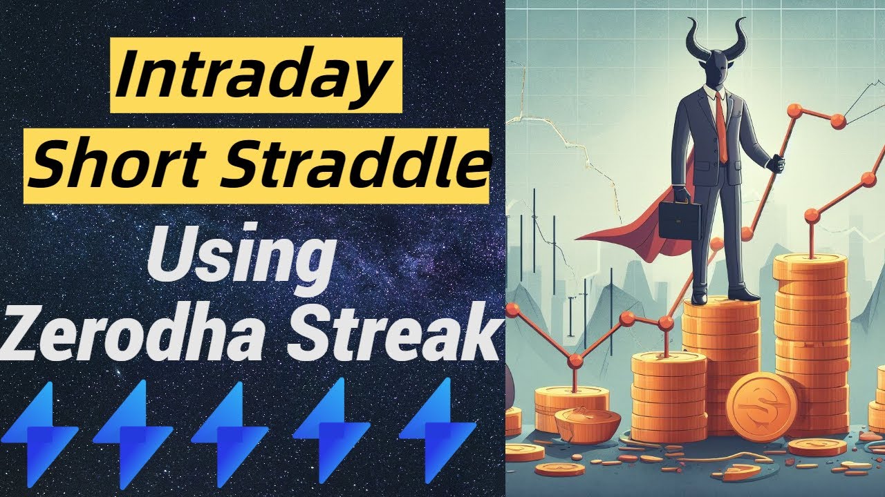 Intraday Short Straddle On Bank Nifty Using Zerodha Streak || #streak