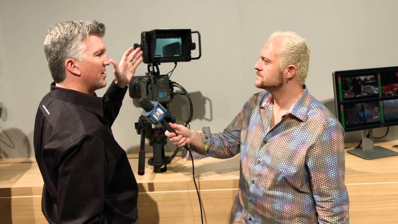 Blackmagic's Studio Ursa Viewfinder #NAB