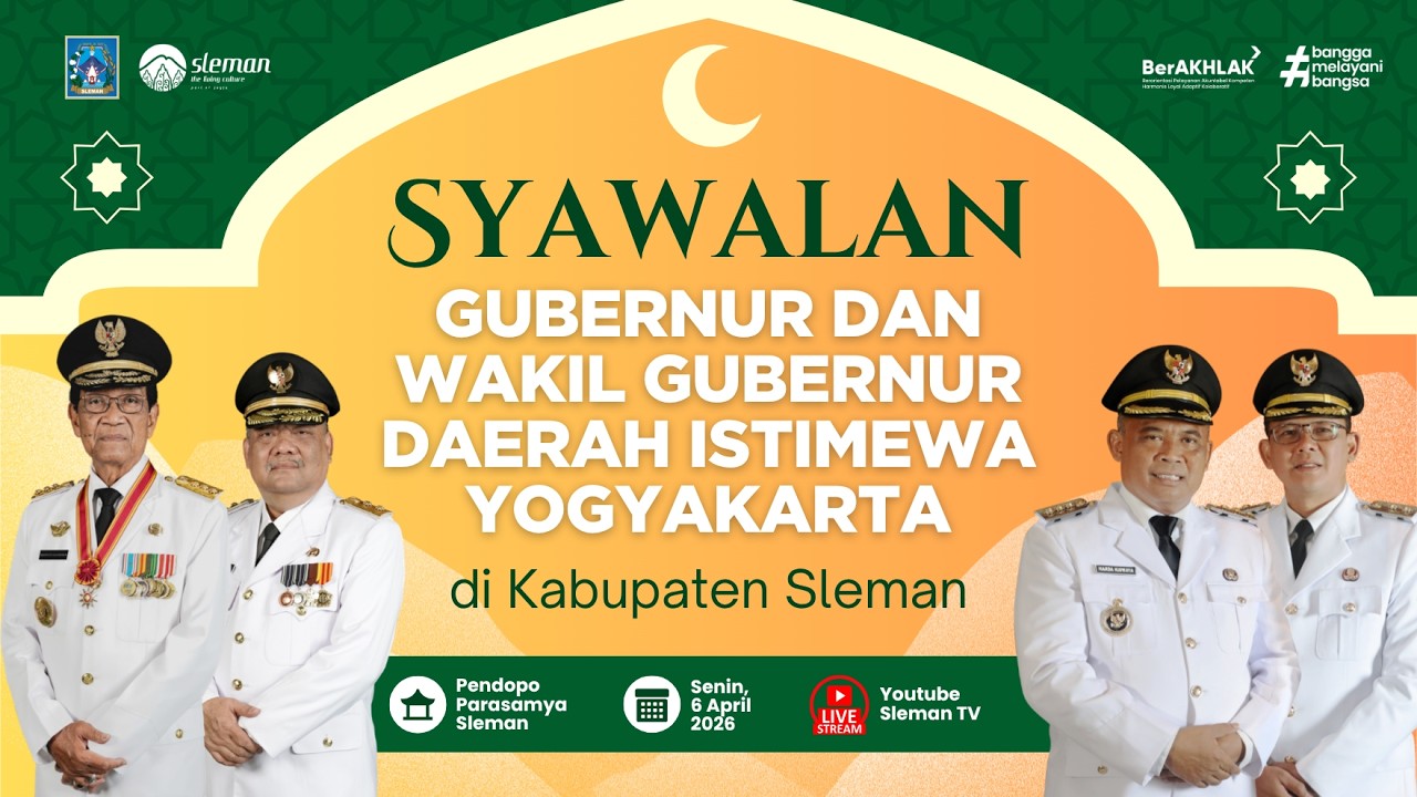 #LIVE | Syawalan Gubernur dan Wakil Gubernur DIY