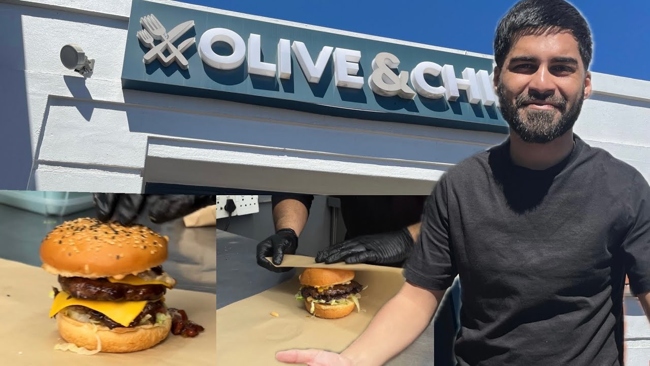 American style burgers in Cape Town 🇿🇦 at The Olive and Chilli 🌶️