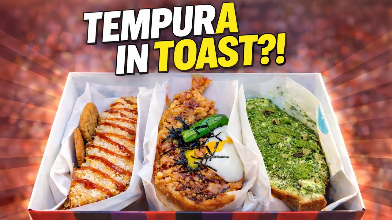 We Tried Japan&rsquo;s Craziest Deep-Fried Toast Sandwiches in Asakusa!