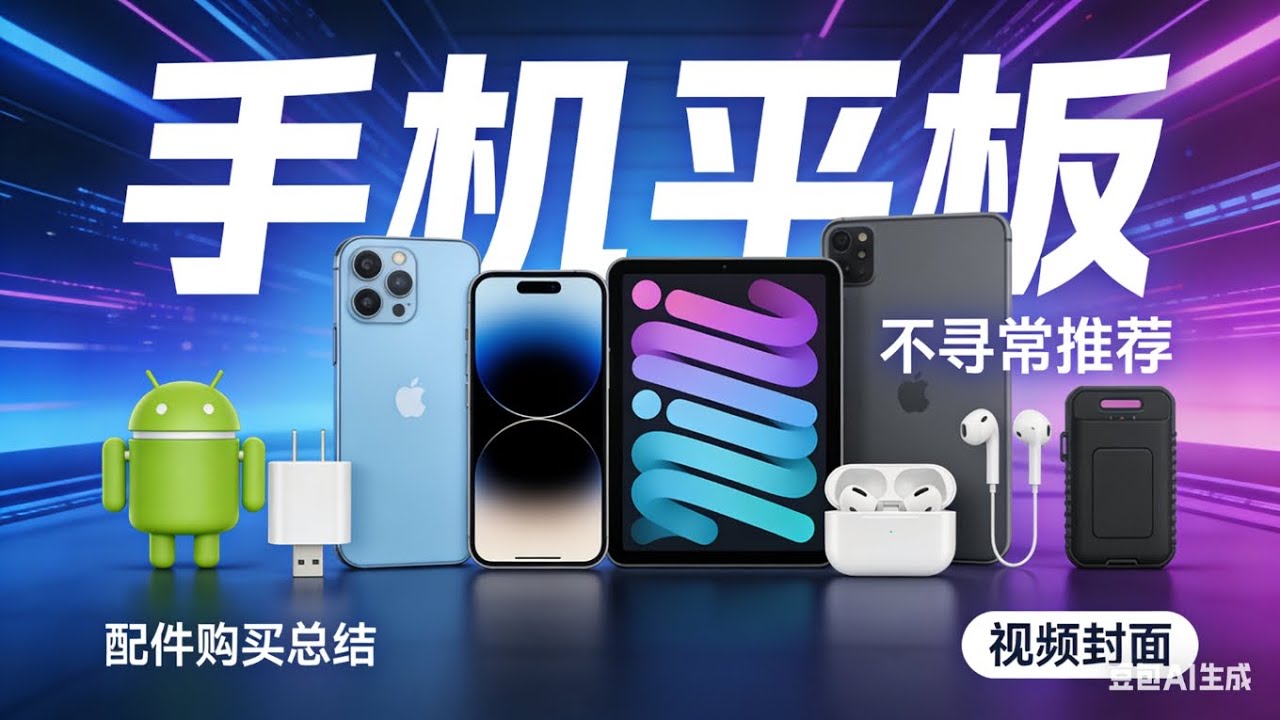 2026最值得买的手机平板配件推荐｜真实实测不踩坑！充电器/支架/键盘/触控笔全总结