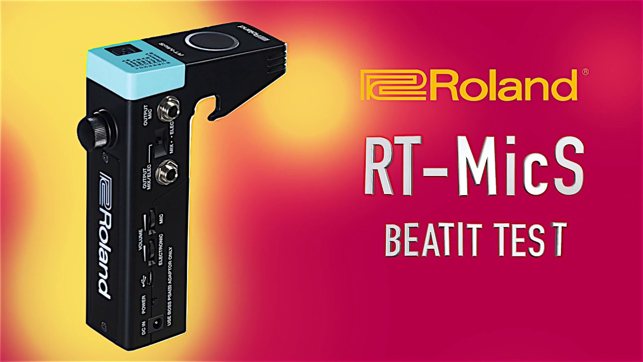 BeatIt Test: Roland RT-MicS Hybrid Drum Module
