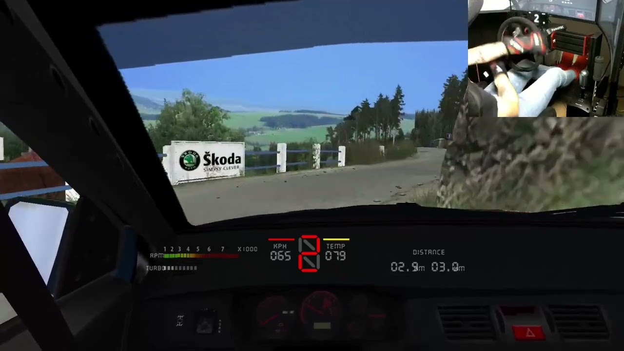 Richard Burns Rally Hungarian Mod -  Onboard - Hradek 1