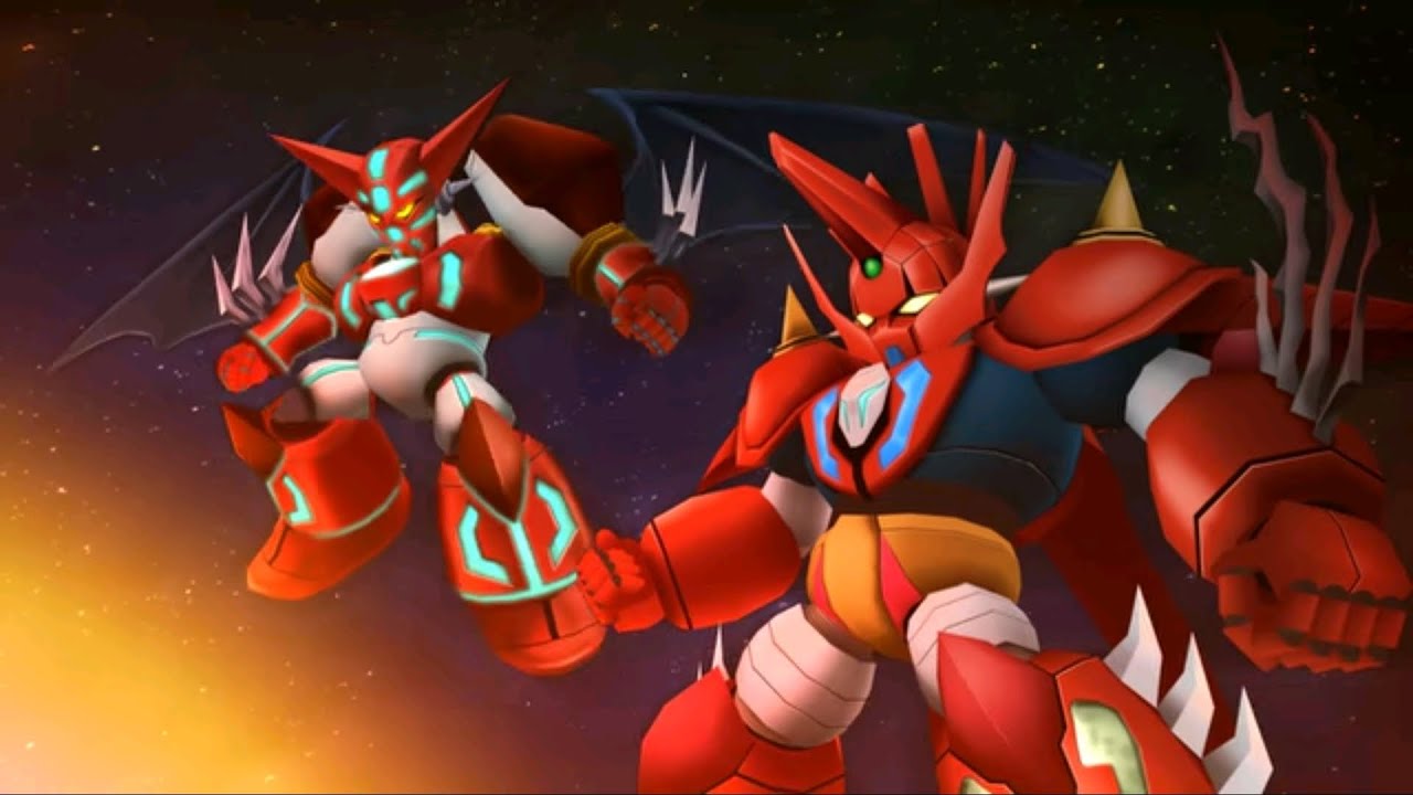 SRW X-Ω Shin Getter Dragon Double Shine Spark Combination l スパロボxω 真ゲッタードラゴン 真ゲッター1 ダブルシャインスパーク合体攻撃