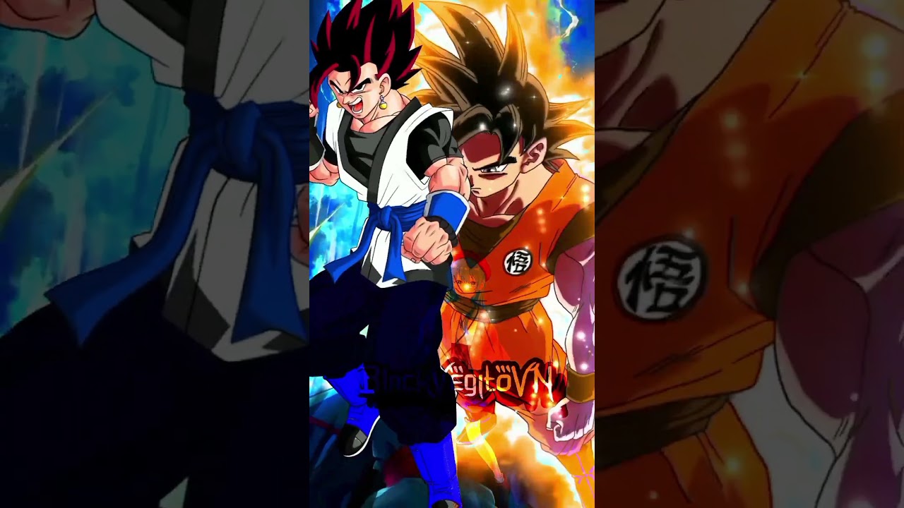 Absalon God Fusion Vegito vs Composite Goku