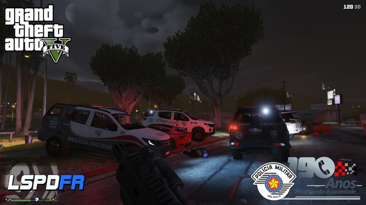 GTA 5 MOD: VIDA DE POLÍCIAL: PMESP/ MAIS UM DIA DE SERVIÇO NUMA CIDADE PROBLEMÁTICA.