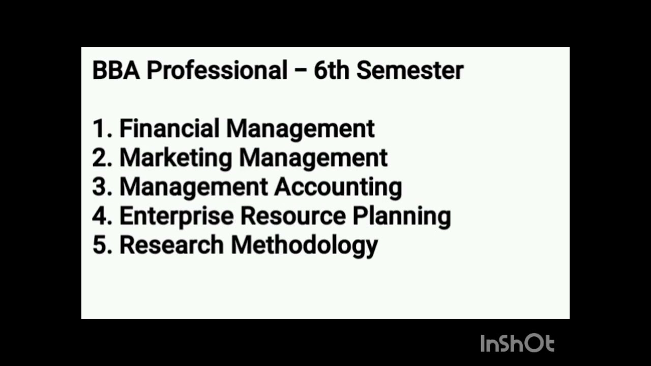 BBA Professional Book List ll National University of Bangladesh