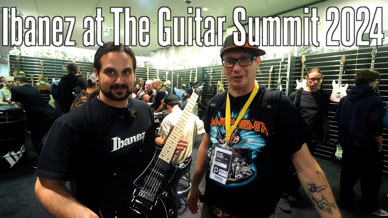 Ibanez Guitars at Guitar Summit 2024 - short interview with Ollie - FOG