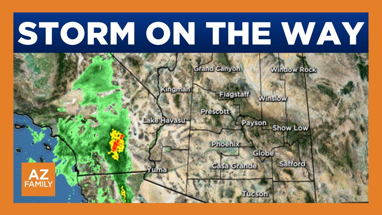 Rain possible for Christmas Eve, Day in metro Phoenix