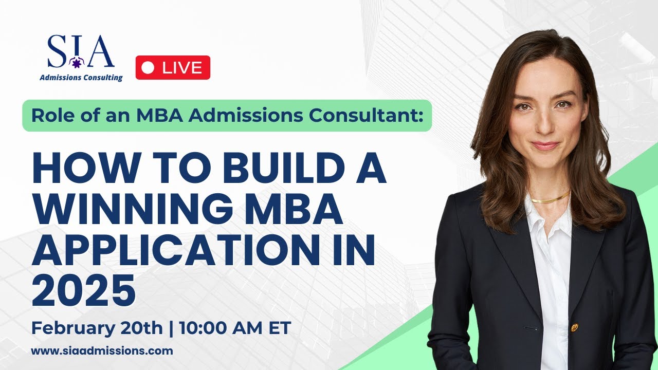 Роль консультанта по поступлению в программы MBA: как составить успешное заявление на поступление...