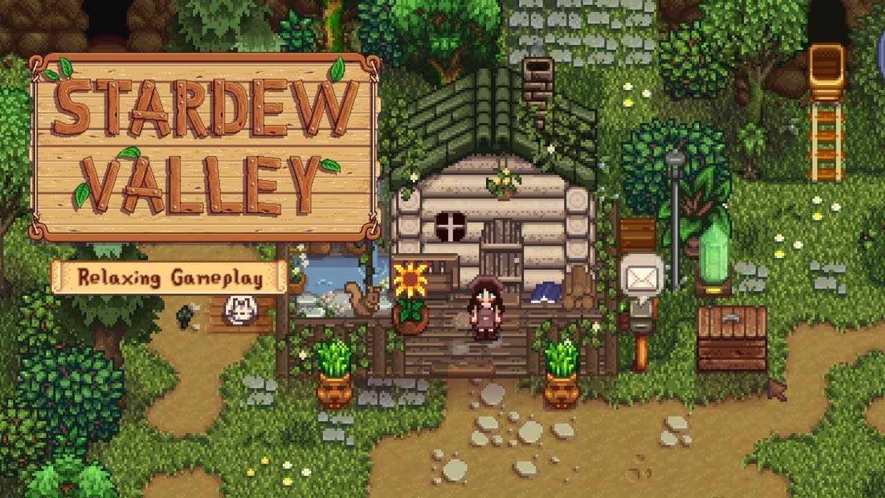 Relaxing Modded Stardew Valley Gameplay (NO COMMENTARY) for Sleep, Study, etc!
