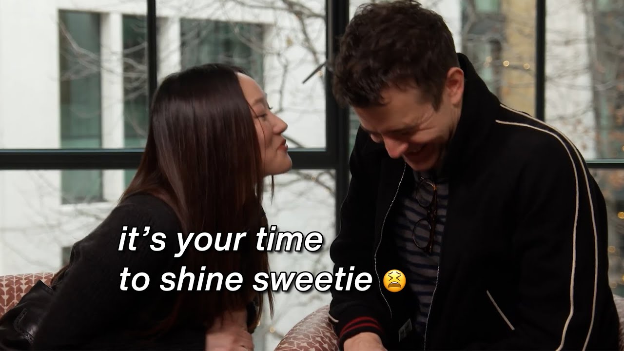 Luke Thompson and Yerin Ha being an old married couple for 5 minutes