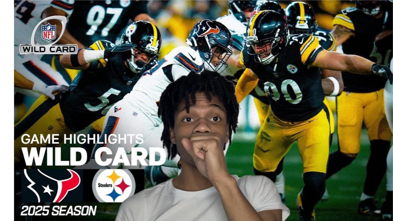 Houston Texan vs Pittsburgh Steelers Wild Card Game | NFL 2025 Playoffs!