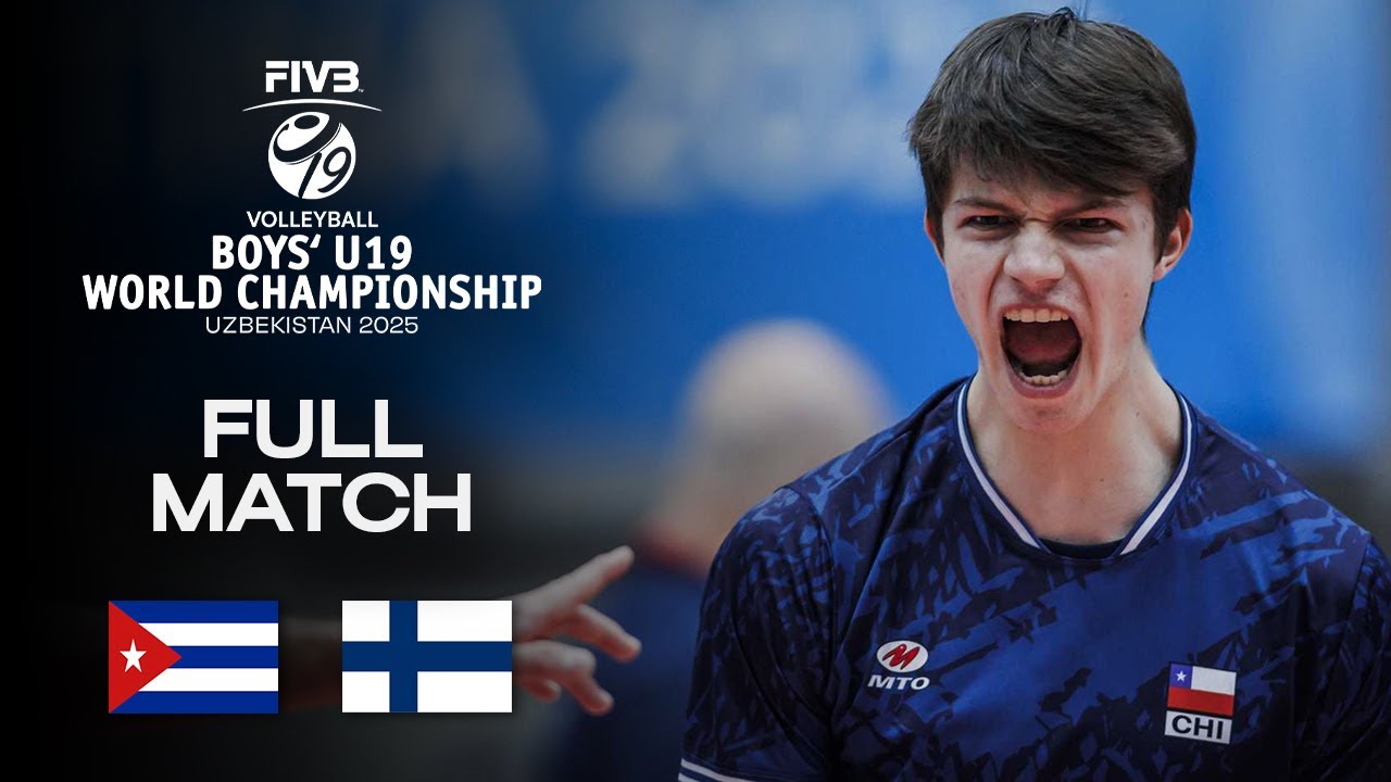 Cuba vs. Finland - Pool D | Boys' U19 World Champs 2025 - Full Match