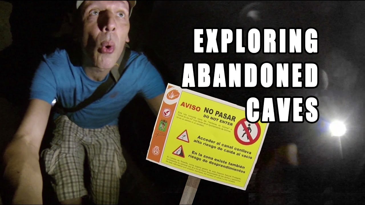 Exploring ABANDONED irrigation 'caves with windows', Tenerife, Spain