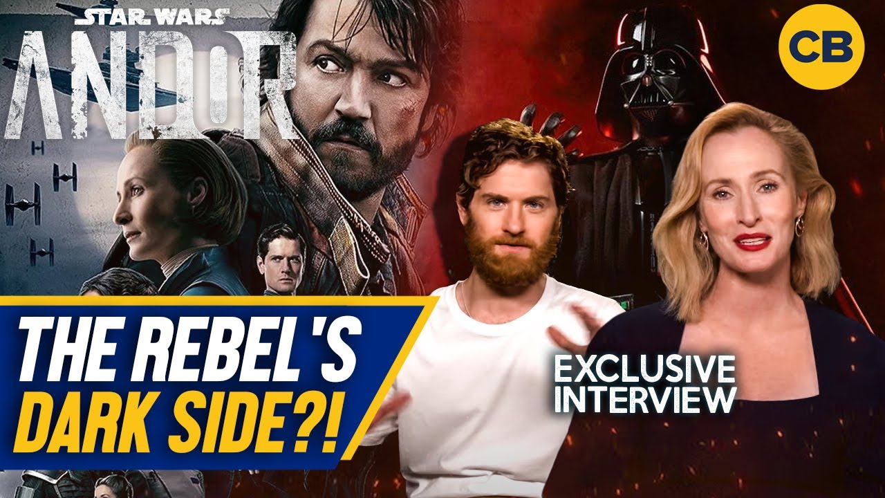 Showing The Dark Side of The Rebellion...Empire vs Rebels On Set?! Andor Cast Interview!