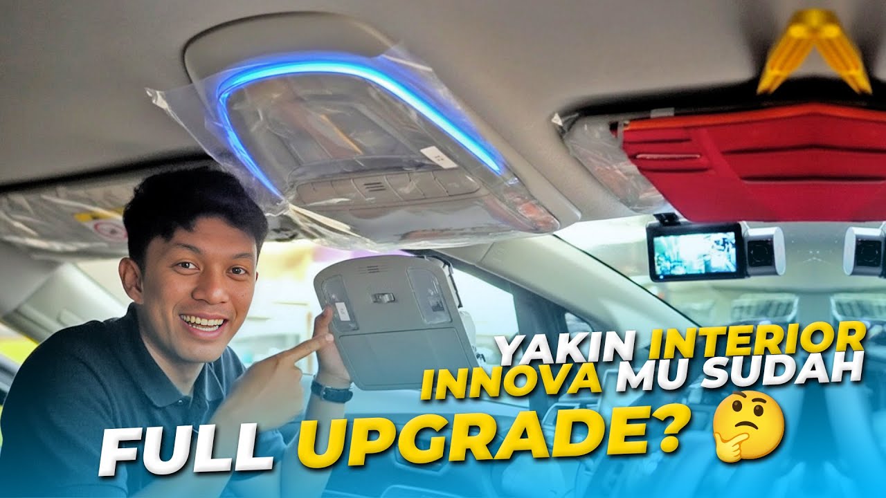 PASANG LAMPU PLAFON VENTURER DI INNOVA REBORN TIPE G 2026, JADI MEWAH 👍 #innovareborn 