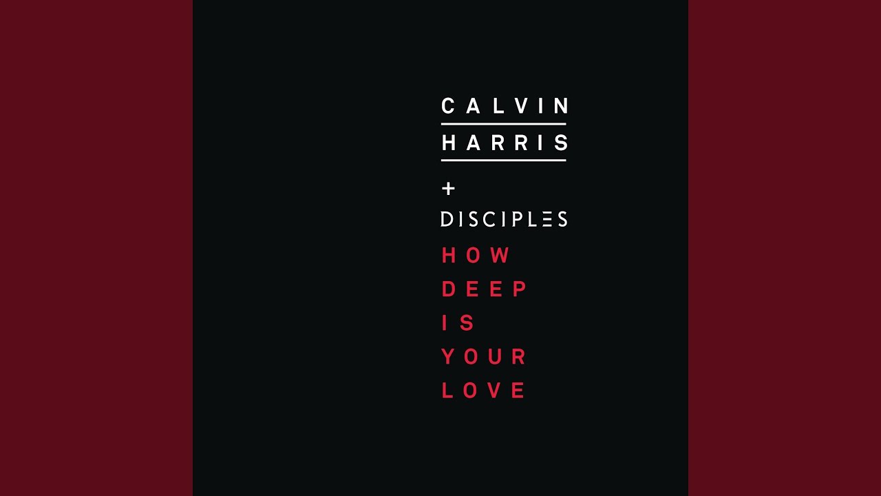 Calvin Harris ft. Disciples - How Deep Is Your Love (Acapella)