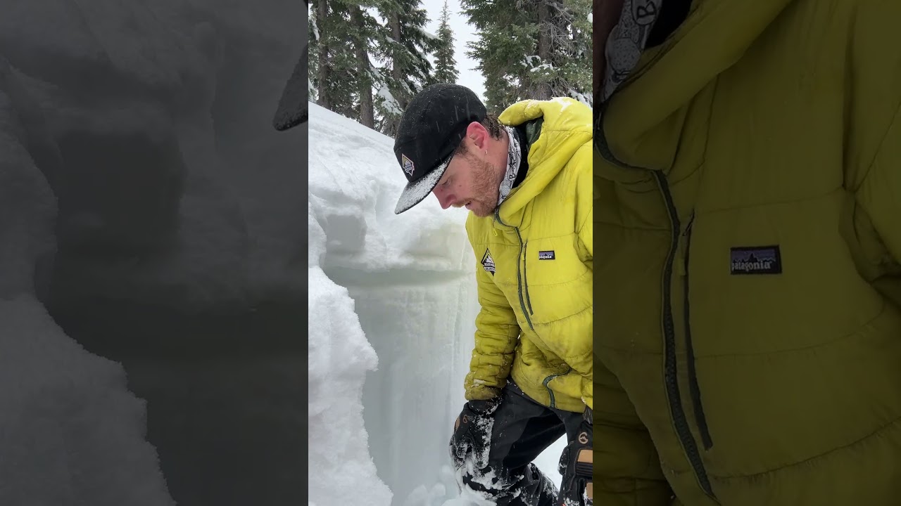 02.14.2026 Snowpack structure on northwest aspect of Gray Butte before the storm