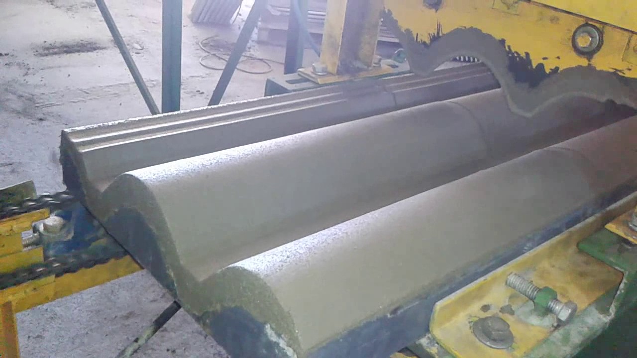 Máquina de telha de concreto - TELMAQ